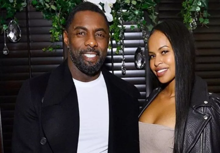 Idris Elba y su esposa, Sabrina Dhowre.  Foto: Archivo