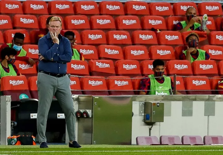 Koeman habló sobre la salida de Suárez.