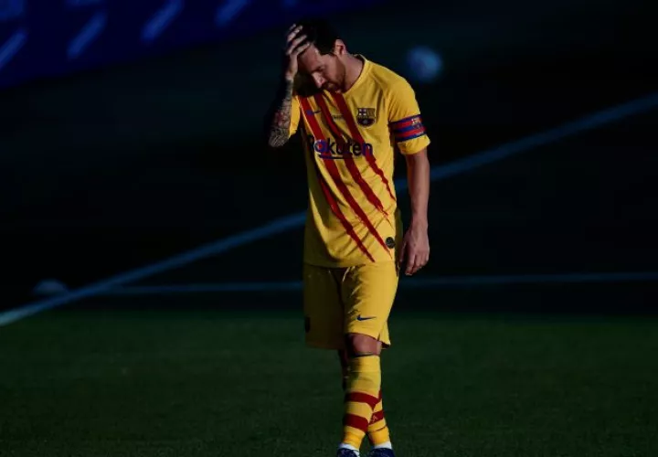 Leo Messi tuvo actividad en el partido de ayer ante el Nástic. EFE
