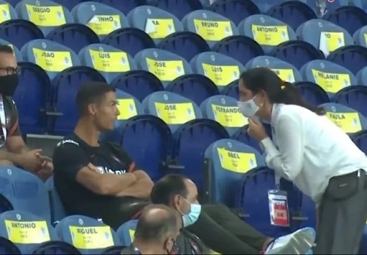 Cristiano Ronaldo no pudo jugar con su selección.