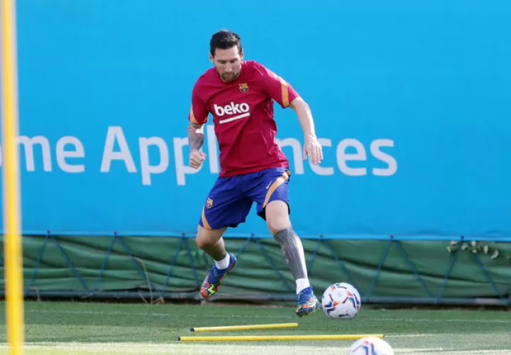 Messi. Foto:@FC Barcelona
