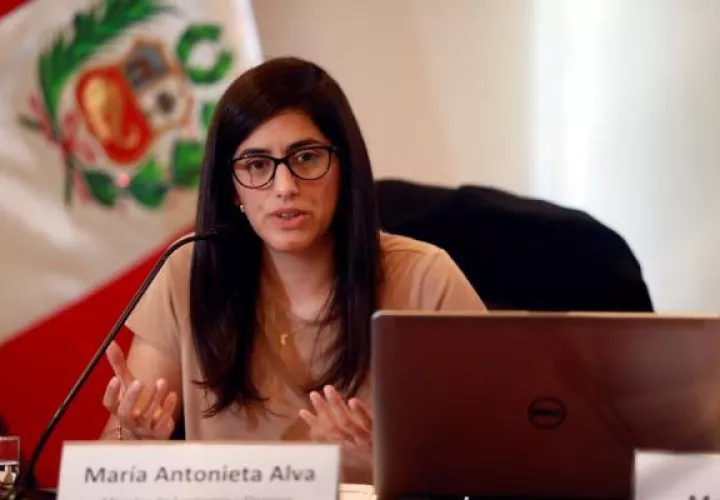 La ministra de Economía y Finanzas de Perú, María Antonieta Alva. FOTO/EFE