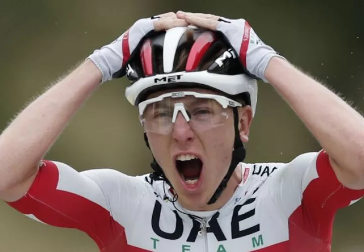 1. Pogacar  se convirtió en el ganador más joven de una etapa en el Tour.