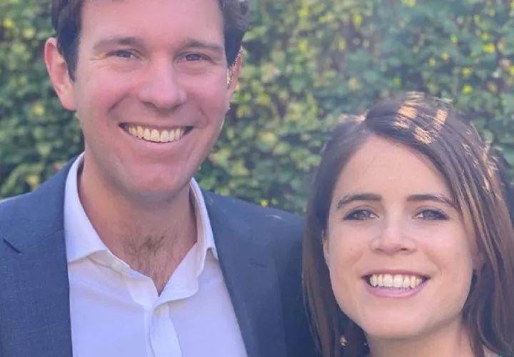 Jack Brooksbank y la princesa Eugenie. Foto: Instagram