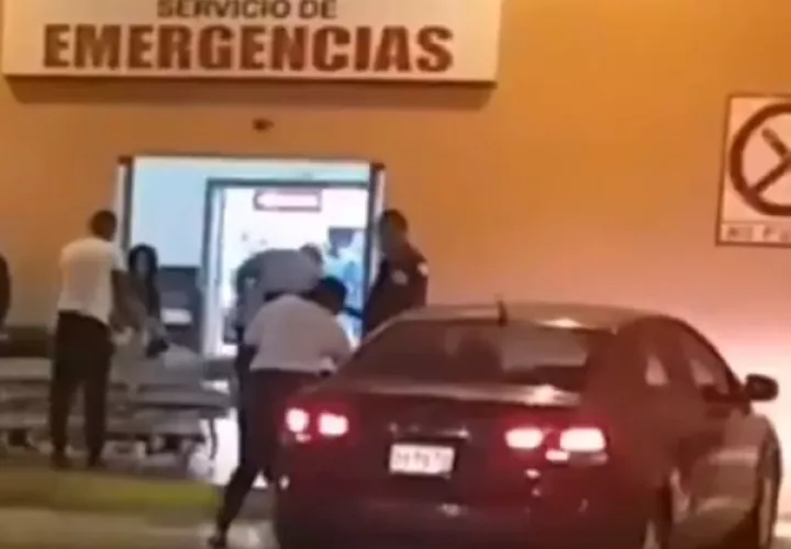 La víctima fue traslada al hospital