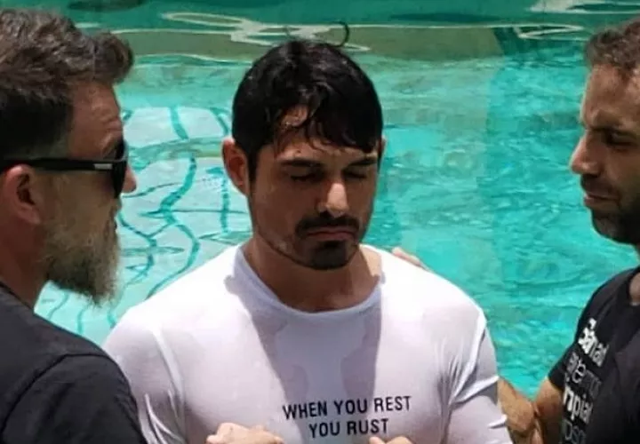 Hace una semana Robin Durán se bautizó. Foto: Instagram