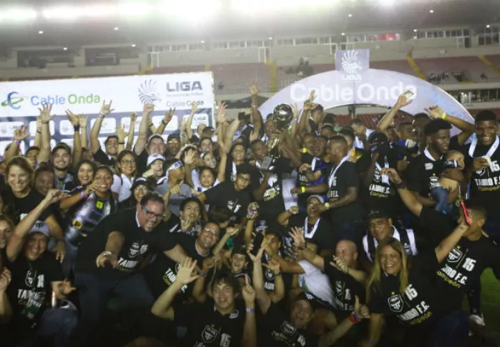Tauro fue el último campeón del fútbol panameño, gano el Apertura 2019. Foto: Anayansi Gamez