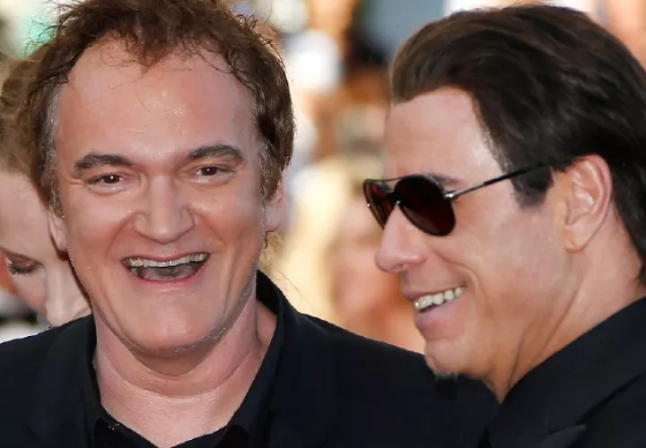 John Travolta y Quentin Tarantino en Cannes, Francia. EFE