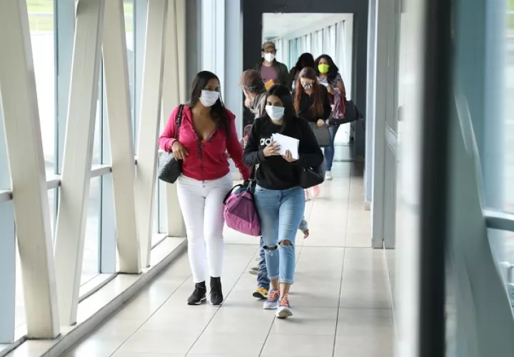 El Gobierno Nacional suspendió desde el pasado 22 de marzo las llegadas y salidas de vuelos comerciales internacionales. Foto cortesía @tocumenaero 
