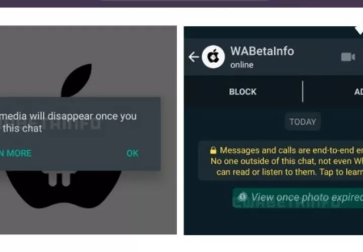Versión beta de la nueva función de WhatsApp.