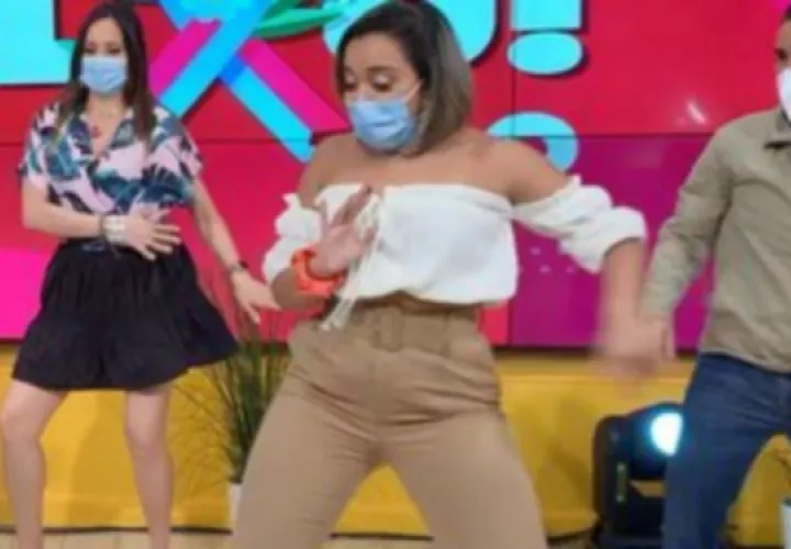 Criticaron a la presentadora de Jelou, Alexa Chacón  por su vestimenta. Foto: Instagram