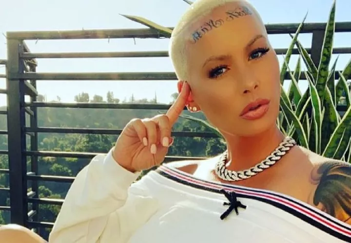 Amber Rose salió con Kanye West por dos años. Foto: Instagram