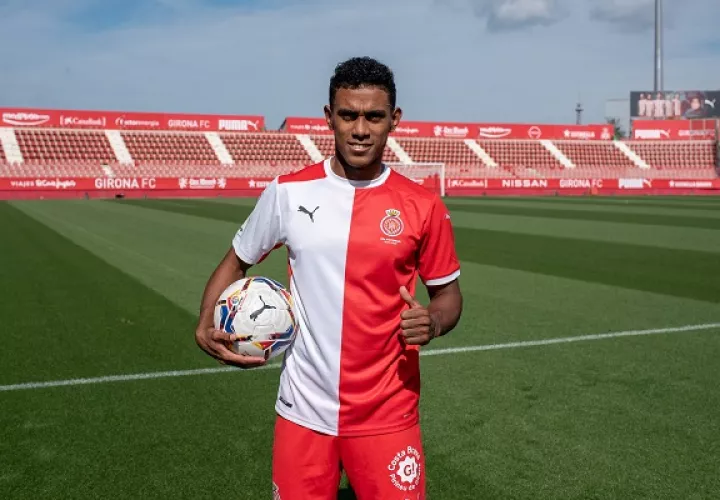 Édgar Yoel Bárcenas. Foto@GironaFC