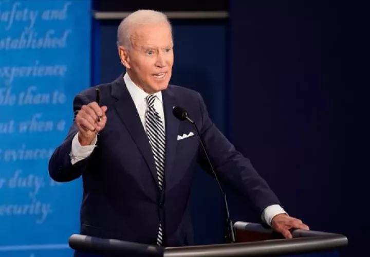El exvicepresidente Joe Biden participó el pasado 30 de septiembre en  el primer debate presidencial. FOTO/EFE