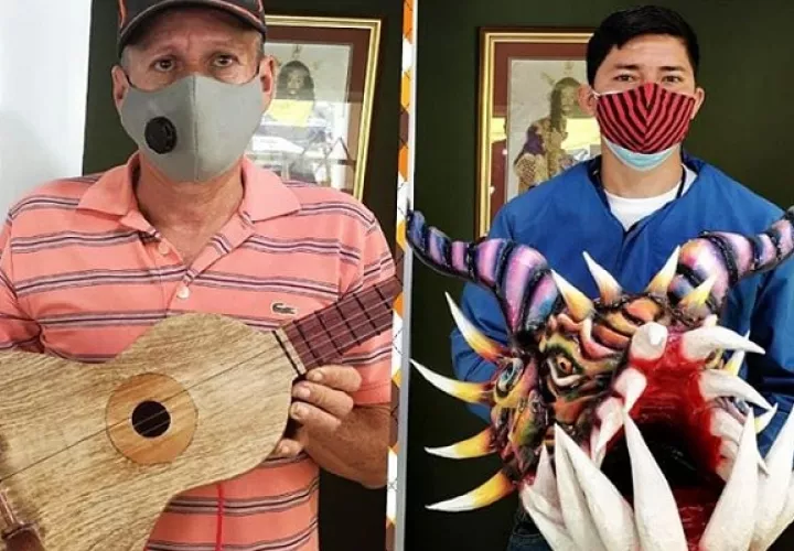 Artesanos de Azuero donaron artículos para apoyar al doctor Carlos Mendoza Gobea.