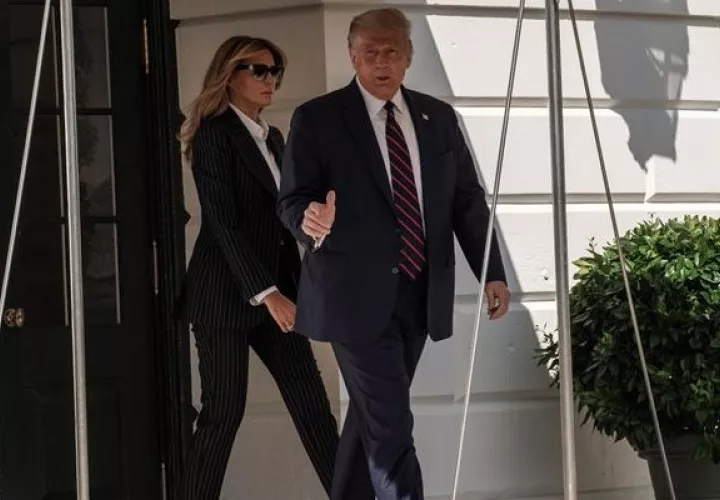 Donald Trump y Melania Trump se encuentran bien, dice su médico. Foto/EFE