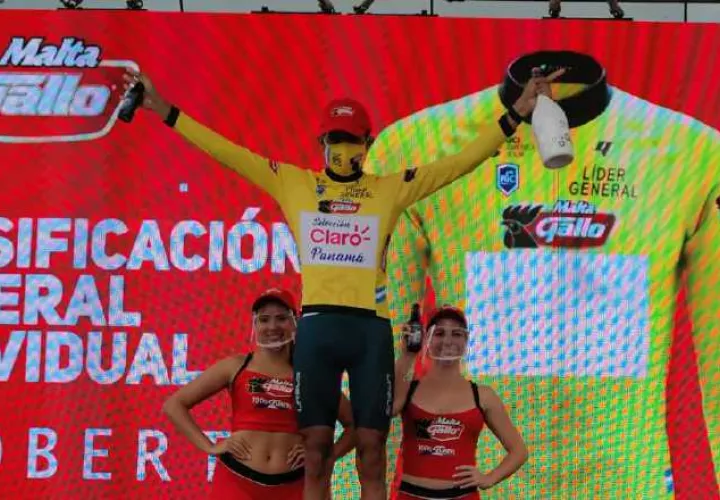Roberto González trepó ayer a lo más alto del podio de la Vuelta a Guatemala. Cortesía
