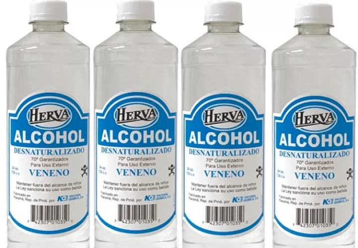 El Herva Alcohol es fabricado por la empresa Nacional Química, S.A.
