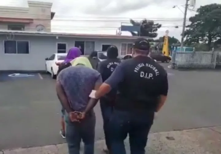 La mujer fue detenida en Playa Leona, distrito de La Chorrera. Foto: Eric A. Montenegro.