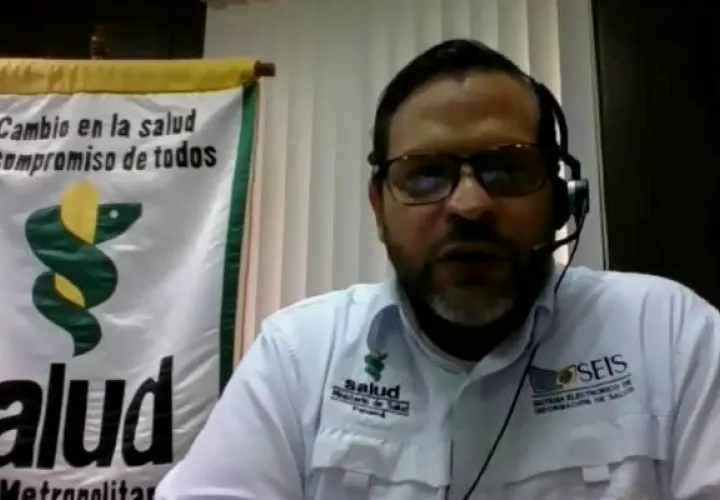 Israel Cedeño, director de la Región Metropolitana de Salud.
