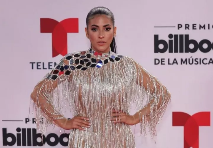 Jacky Guzmán acompañó a su pareja, Dimelo Flow, en los Premios Latin Billboard. Foto: Instagram