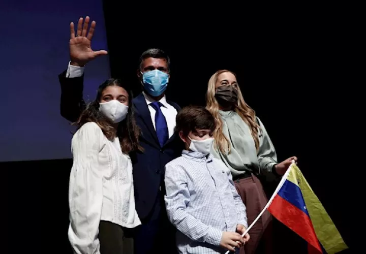 Leopoldo López llegó el pasado domingo a Madrid tras abandonar la residencia del embajador español en Caracas, donde se encontraba en calidad de "huésped" desde el 30 de abril.
