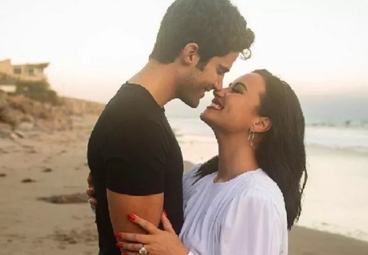 Max Ehrich y Demi Lovato solo estuvieron comprometidos dos meses. Foto: Archivo