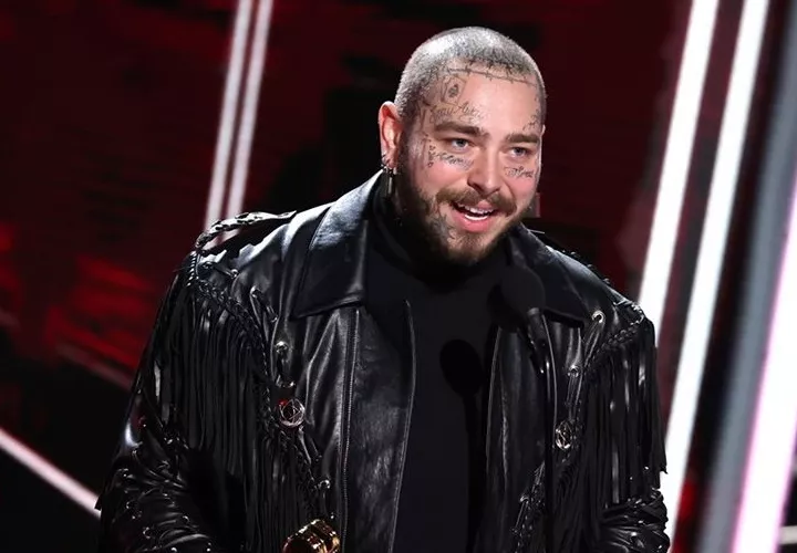 Post Malone ganó el premio 'Mejor Artista'. Instagram