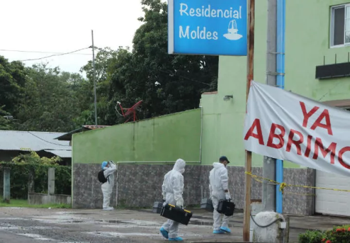 Él o los asesinos destruyeron el sistema de videovigilancia. Foto: Eric A. Montenegro.