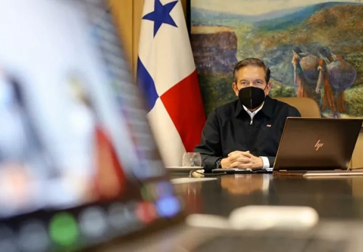 El Consejo de Gabinete fue dirigido por el presidente de la República, Laurentino Cortizo. 