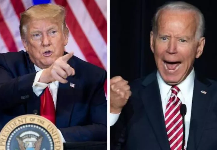 Donald Trump y Joe Biden. EFE