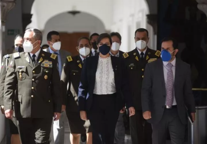 La ministra de Gobierno, María Paula Romo