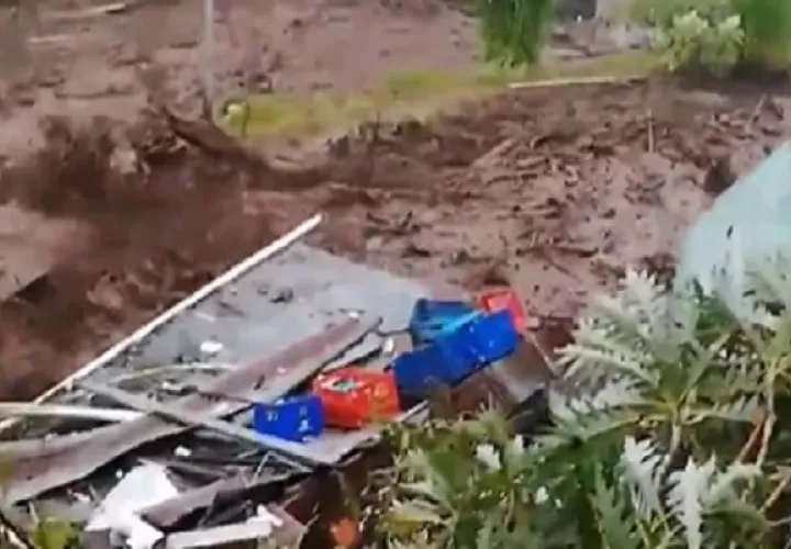 Las fuertes lluvias han causado estragos en Chiriquí.