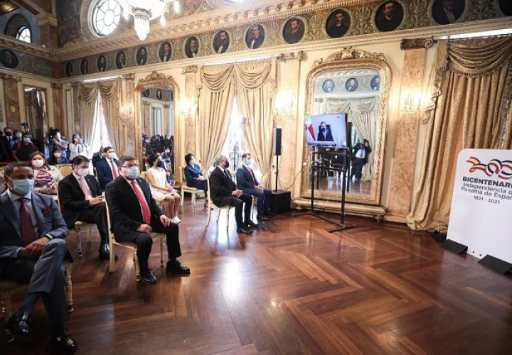 Las actividades en las que participó el presidente Laurentino Cortizo se realizaron de manera virtual.