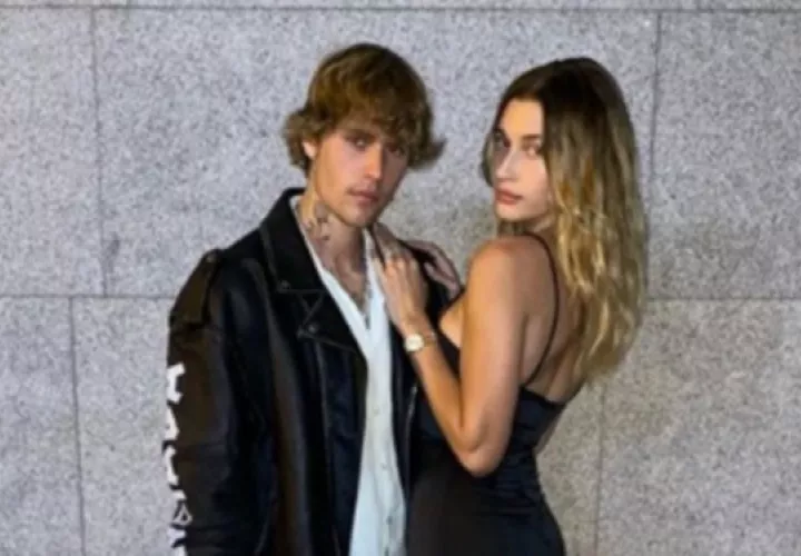 Hailey Bieber y Justin Bieber. Foto: Redes Sociales