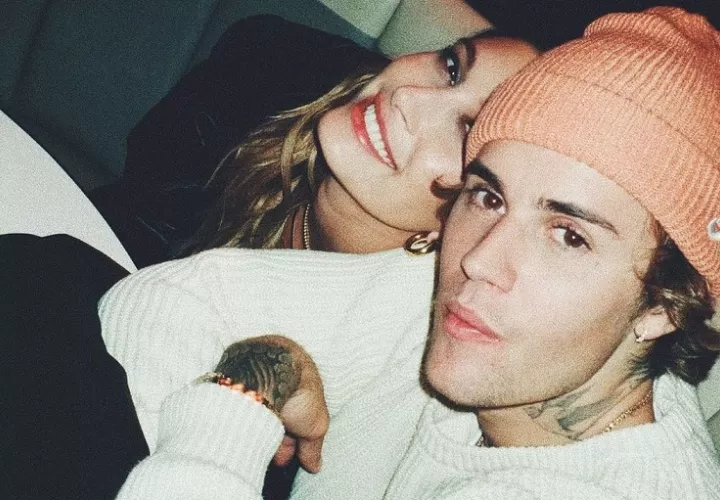 Justin Bieber y Hailey Bieber. Instagram