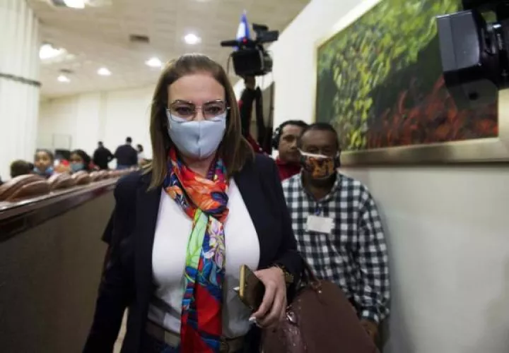 La diputada María Fernanda Flores de Alemán