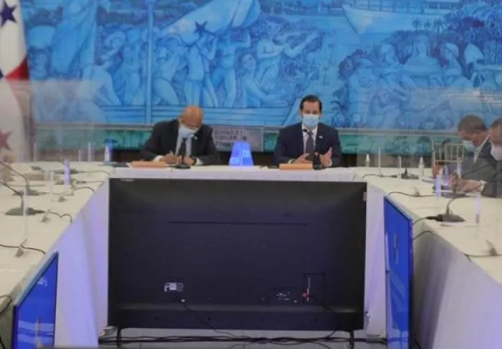 El Gobierno invitó a esta reunión a los gremios empresariales para reiterarles el llamado a seguir participando en las tomas de decisiones contra la Covid-19 en el país. 