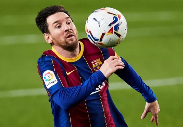 Leo Messi  no fue titular este sábado.