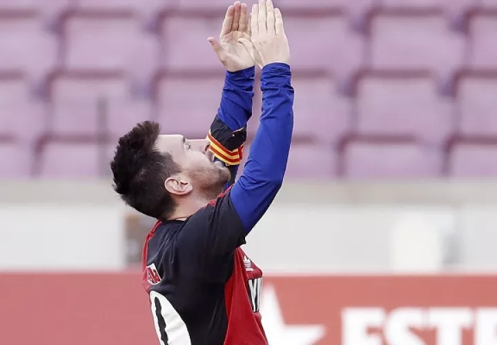 Messi se acordó de su ídolo.