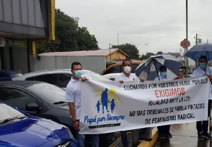 Los miembros de la agrupación indican que algunos jueces, sin atender los hechos demostrados en los procesos e ignorando el Principio del Interés Superior del Menor, favorecen por entero a las mujeres. Foto: Eric Montenegro