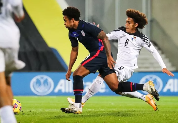 Panamá perdió por 6-2 ante Estados Unidos. Foto:Fepafut