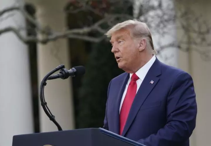 Poco después de la intervención de Donald Trump, la fiscal general de Nueva York, Letitia James, advirtió al mandatario saliente de que lo demandará si la futura vacuna no se envía al estado una vez que esté disponible. FOTO/EFE