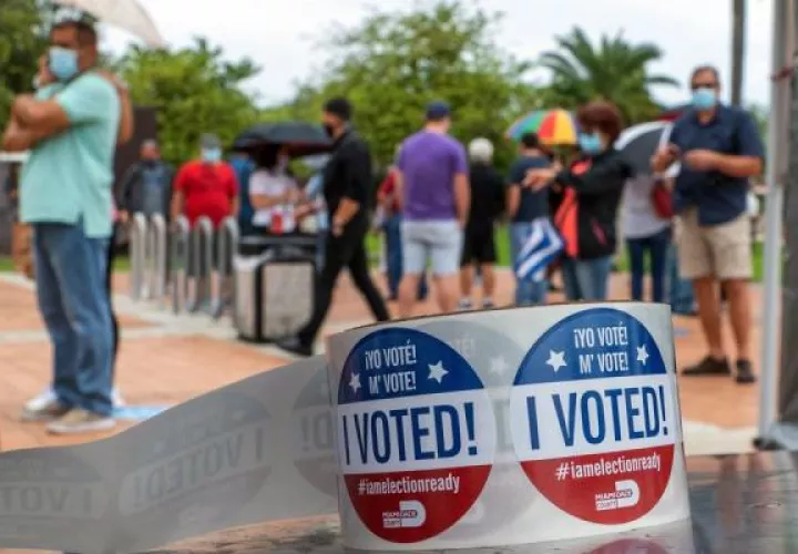 Donald Trump tiene el 49.8% de los votos, o 5.017.813 de sufragios, mientras que Joe Biden se hace hasta ahora con 4.952.187 votos o el 49.2%, según datos de la cadena MSNBC.