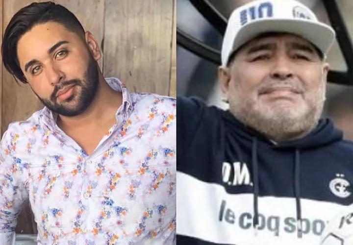 'Yedgar Carolina' comentó sobre Diego Maradona. Foto: Redes Sociales