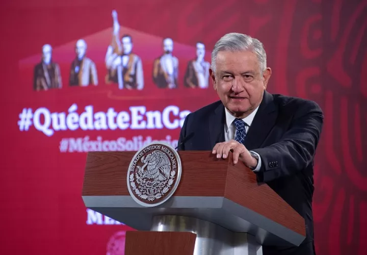 El presidente de México, Andrés Manuel López Obrador, hizo el anuncio. Foto: EFE