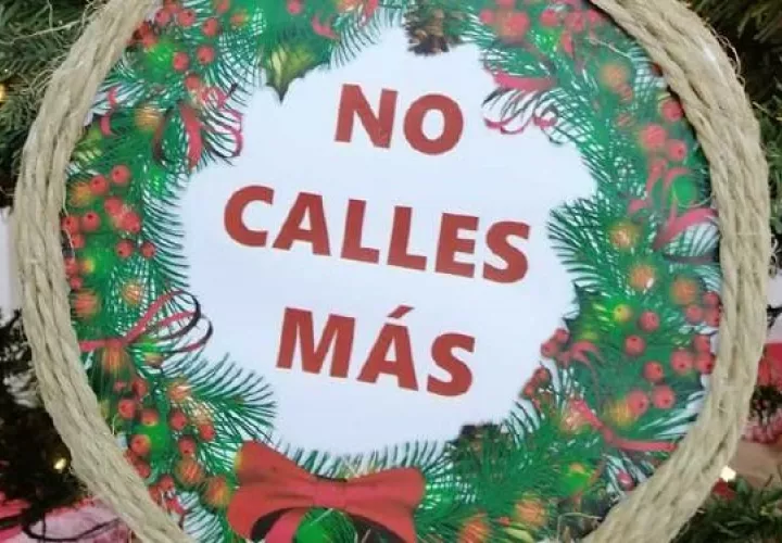 "No calles más". Foto: Cortesía