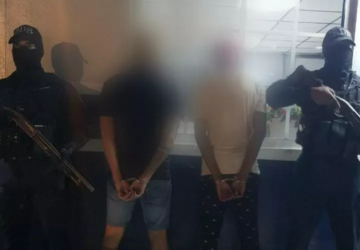 Capturados en el sector de Nuevo Tocumen.
