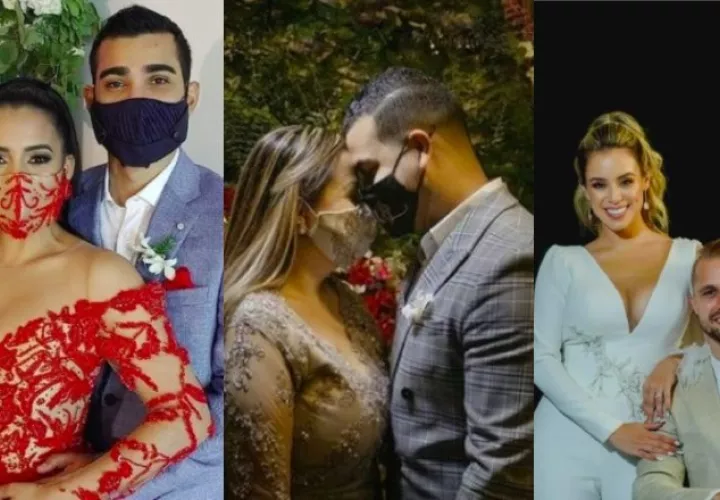 Algunas personalidades de la farándula local que se casaron este año. Instagram