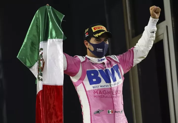 Sergio Pérez logró su primer triunfo en la F1, días atrás.